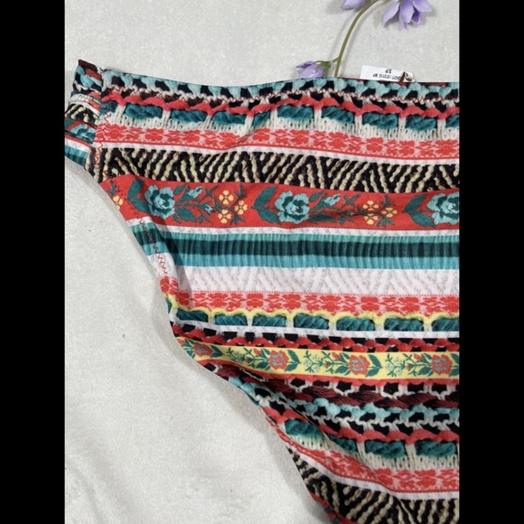 NEW Becca Tapestry Tab Side Hipster‎ Bikini Bottom in Mango [SZ Small ] - Picture 9 of 11